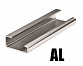 02120AL | Дин-рейка алюминиевая, с насечкой G1, 32х15мм.